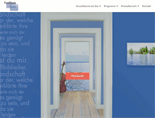 Tablet Screenshot of kunstraeume-am-see.de